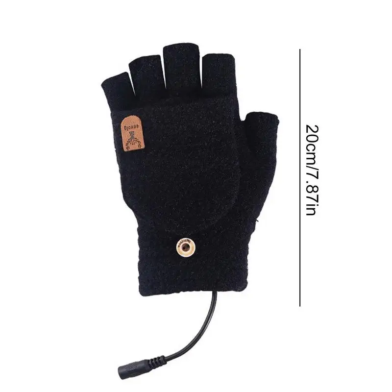 Ръкавици с топъл, зареждащи се чрез USB, Зимни мотоциклетни ръкавици с топъл, водоустойчив ски ръкавици със сензорен екран, е задължително наличието на улично оборудване Изображение 5