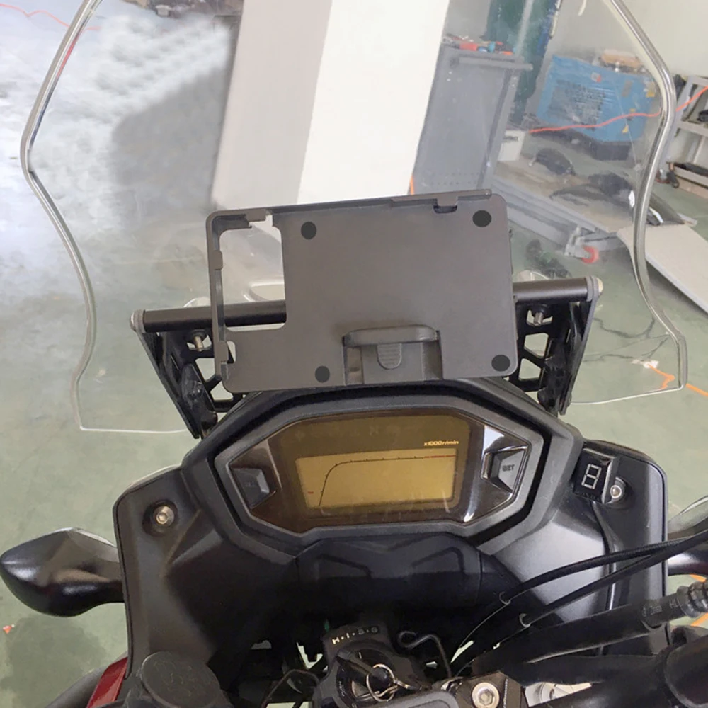 За Honda CB500X CB 500 X CB 500X 2016-2018 Мотоциклет GPS Планина За Телефон, USB и Безжична Зареждане на Навигационни Скоба Притежателя Поставка Изображение 1