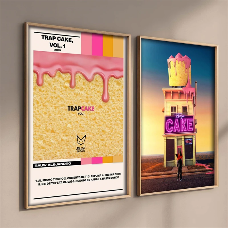 2023 Pop Rauw Alejandro Музикален Албум Saturno Плакат Естетически, Определени В стил Времена Корица Сингъл ЕП Печат Върху Платно, с монтиран на стената Арт Декор Изображение 2