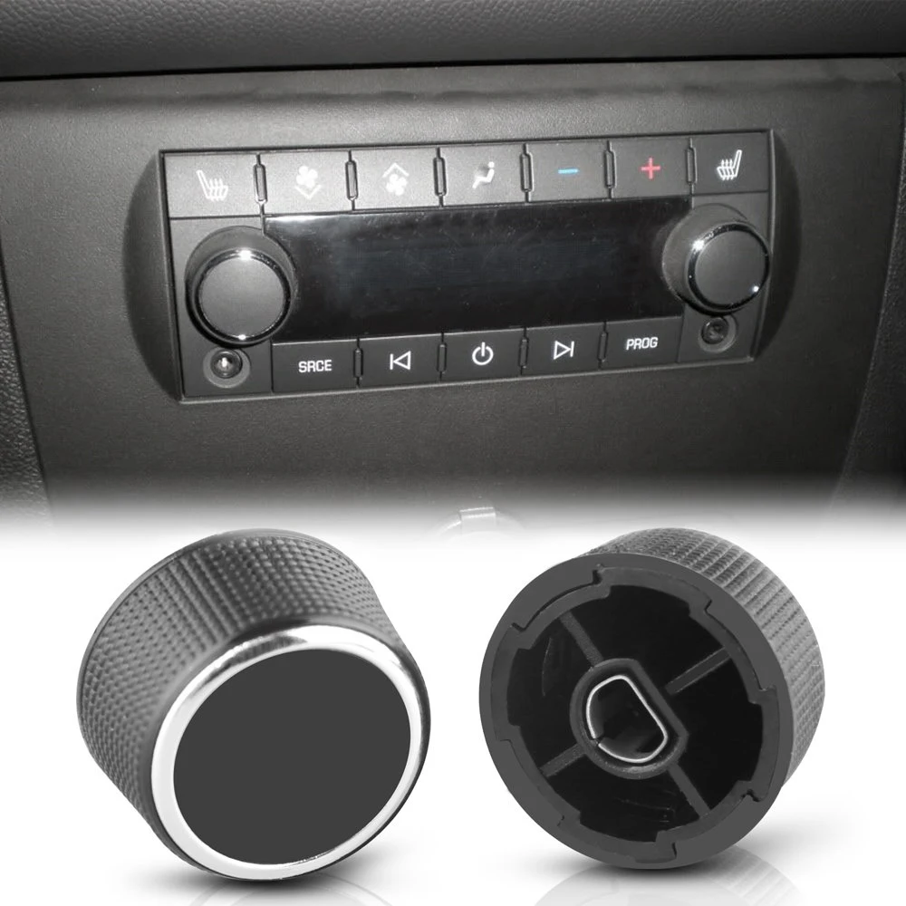 2 бр. Дръжка за регулиране на силата на звука за обратно виждане радио o за 07-13 Chevy Tahoe Chevrolet Изображение 0