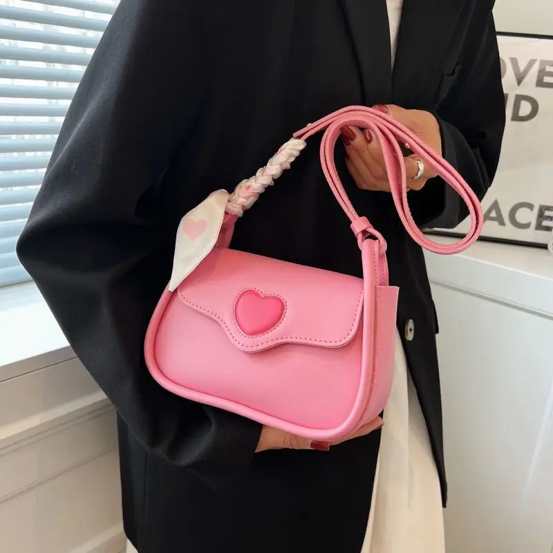 Нова мода нишевая чанта Ins с едно рамо и подмишница, минималистичная малка квадратна чанта през рамо Изображение 5