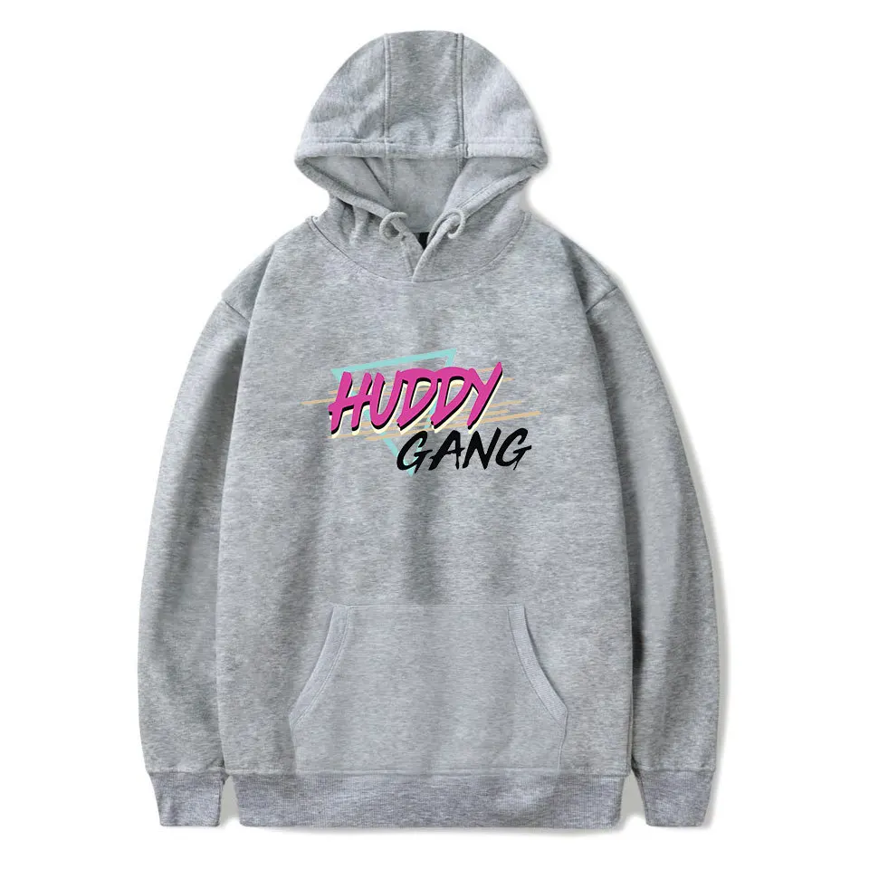 Качулки HUDDY GANG, мъжки и женски качулки в стил хип-хоп с писмото принтом, пуловери унисекс, градинска дрехи, популярни качулки Chase Hudson HUDDY GANG Изображение 0